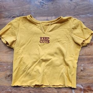 Keep cute embroidered baby tee